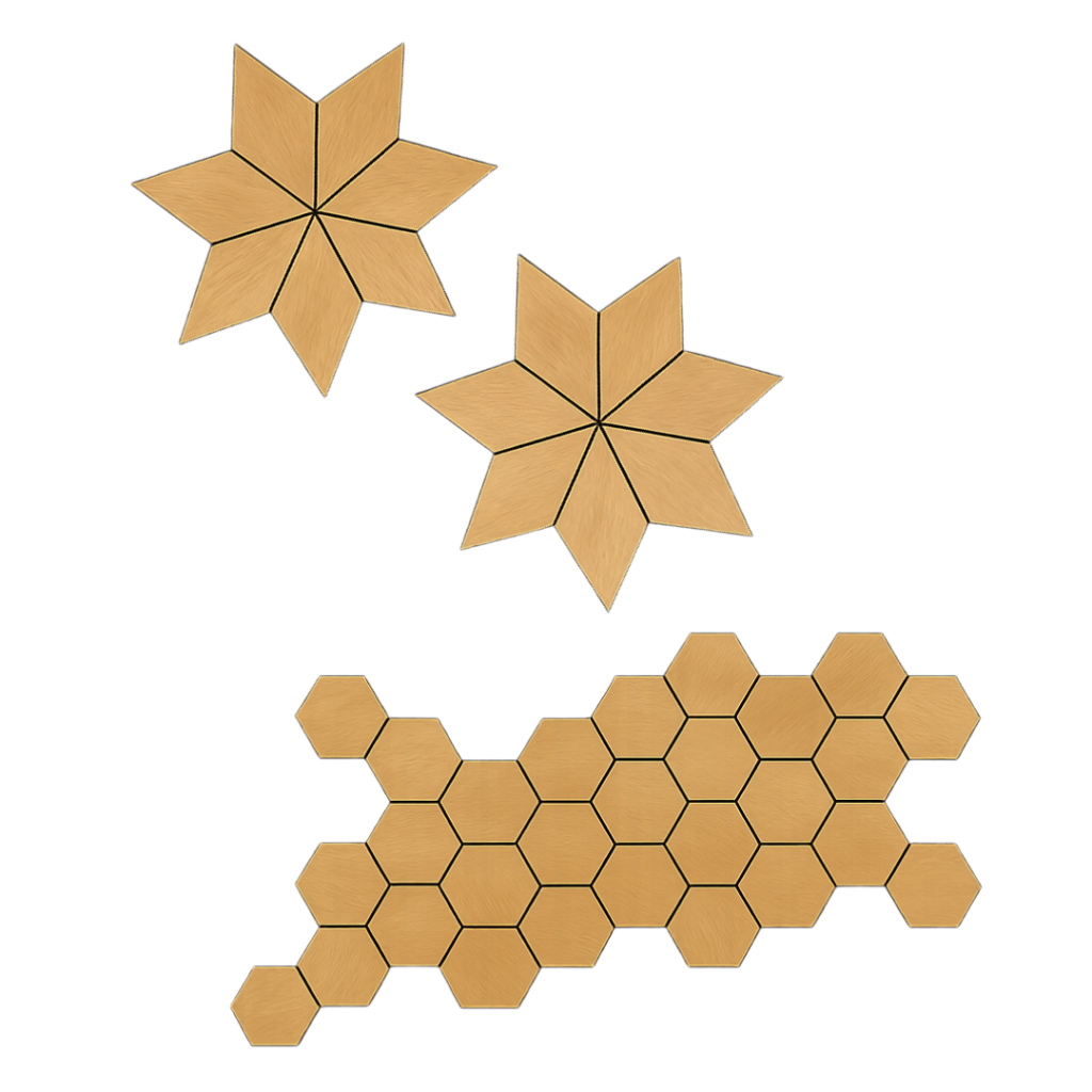 HEXAGON, RHOMBUS